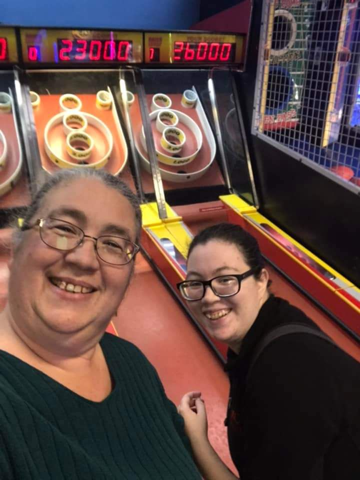 Janet and her daughter Samantha